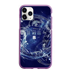 Чехол для iPhone 11 Pro Max матовый Doctor Who доктор Кто