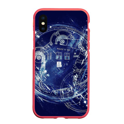 Чехол для iPhone XS Max матовый Doctor Who доктор Кто