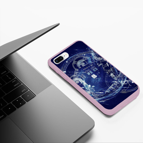 Чехол для iPhone 7Plus/8 Plus матовый с принтом Doctor Who доктор Кто, фото #5