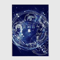Постер Doctor Who доктор Кто