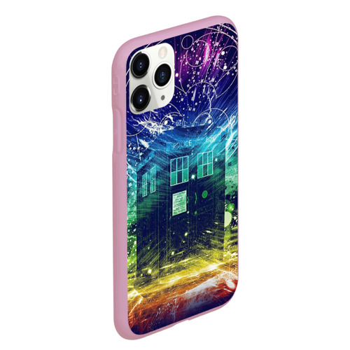 Чехол для iPhone 11 Pro Max матовый Doctor Who, цвет розовый - фото 3