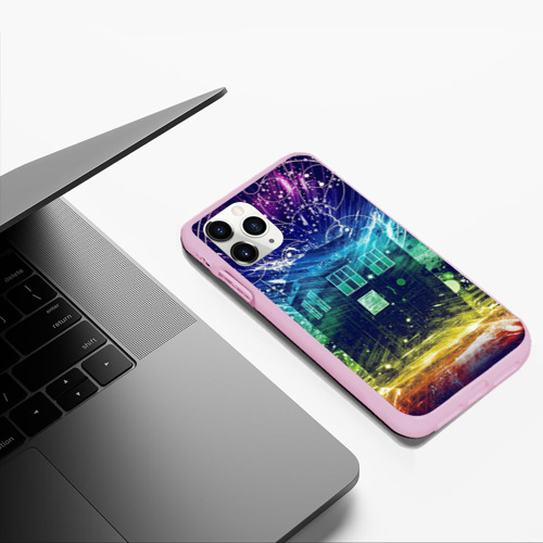 Чехол для iPhone 11 Pro Max матовый Doctor Who, цвет розовый - фото 5