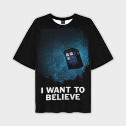 Мужская футболка oversize 3D Doctor Who