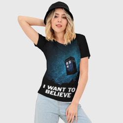 Женская футболка 3D Slim Doctor Who - фото 2