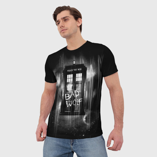 Мужская футболка 3D Doctor Who, цвет 3D печать - фото 3