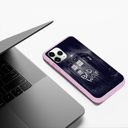 Чехол для iPhone 11 Pro Max матовый Doctor Who, цвет розовый - фото 5