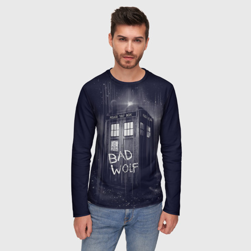 Мужской лонгслив 3D Doctor Who, цвет 3D печать - фото 3