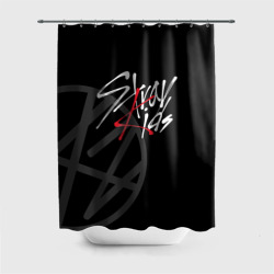 Штора 3D для ванной Stray Kids