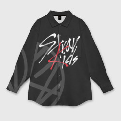 Женская рубашка oversize 3D Stray Kids