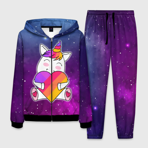 Мужской костюм 3D LIKEE - SPACE UNICORN Фото 01 Мужской костюм 3D LIKEE - SPACE UNICORN Фото 01