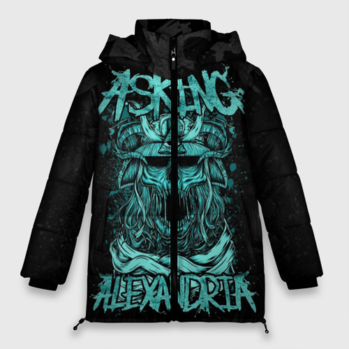 Женская зимняя куртка Oversize Asking Alexandria, цвет черный