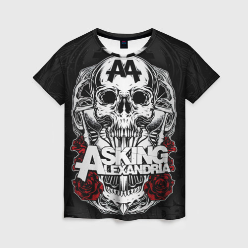 Женская футболка 3D Asking Alexandria, цвет 3D печать