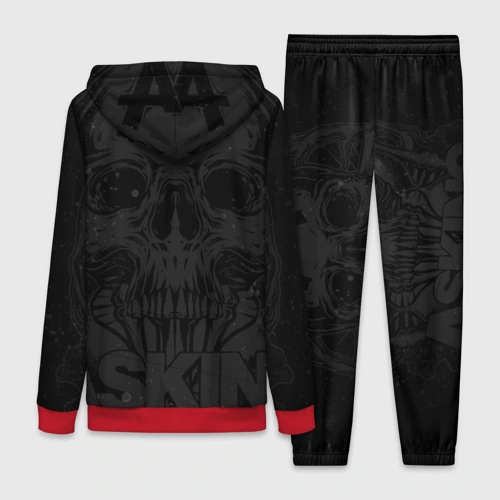 Женский костюм 3D с принтом Asking Alexandria, вид сзади #1