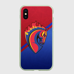Чехол для iPhone XS Max матовый Конь!