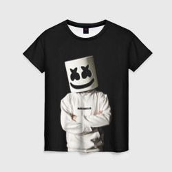 Женская футболка 3D Marshmello