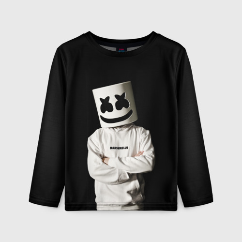 Детский лонгслив 3D Marshmello