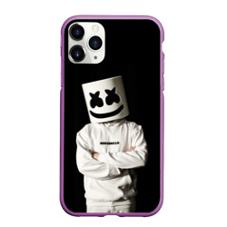 Чехол для iPhone 11 Pro матовый Marshmello