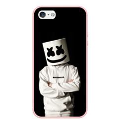 Чехол для iPhone 5/5S матовый Marshmello