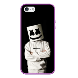 Чехол для iPhone 5/5S матовый Marshmello