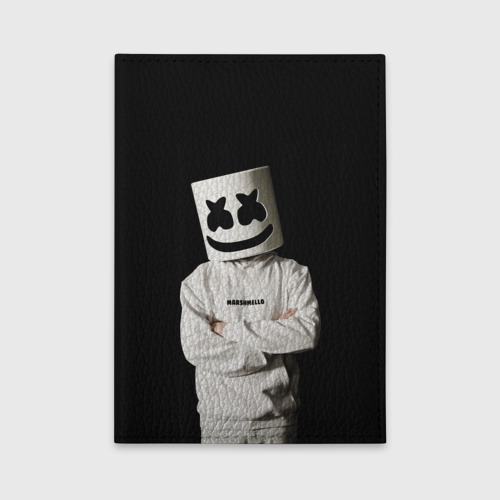 Обложка для автодокументов Marshmello, цвет оранжевый