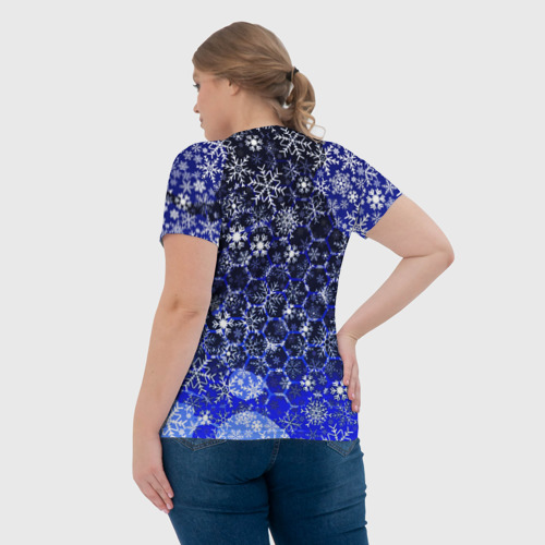 Женская футболка 3D Brawl Stars(Новогодний LEON), цвет 3D печать - фото 7