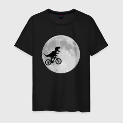 Мужская футболка хлопок T-rex Riding a Bike