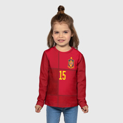 Детский лонгслив 3D Ramos home Euro 2020 - фото 2