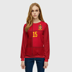 Женский свитшот 3D Ramos home Euro 2020 - фото 2