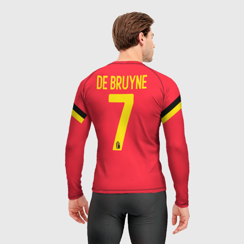 Мужской рашгард 3D De Bruyne home Euro 2020, цвет 3D печать - фото 4