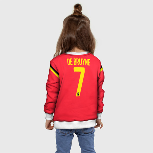 Детский свитшот 3D De Bruyne home Euro 2020, цвет 3D печать - фото 8