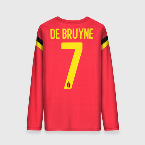 Мужской лонгслив 3D De Bruyne home Euro 2020, цвет 3D печать - фото 2