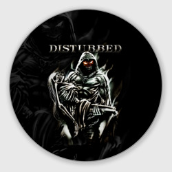 Круглый коврик для мышки Disturbed