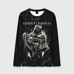 Мужской лонгслив 3D Disturbed