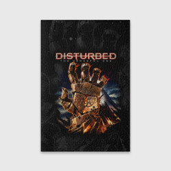 Обложка для паспорта матовая кожа Disturbed