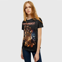 Женская футболка 3D Disturbed - фото 2