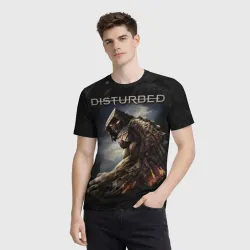 Мужская футболка 3D Disturbed - фото 2