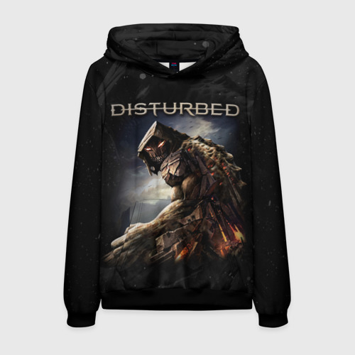 Мужская толстовка 3D Disturbed, цвет черный