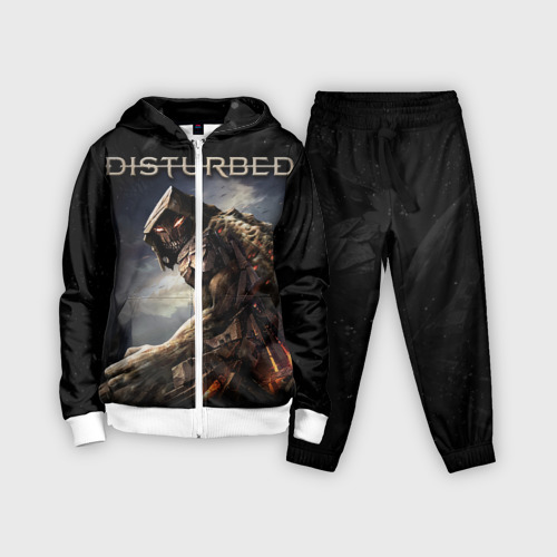 Детский костюм 3D Disturbed, цвет белый