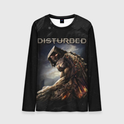 Мужской лонгслив 3D Disturbed