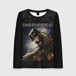 Женский лонгслив 3D Disturbed