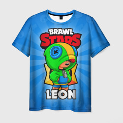 Мужская футболка 3D Brawl Stars Leon