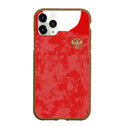 Чехол для iPhone 11 Pro Max матовый Russia home Euro 2020