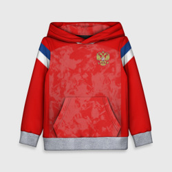 Детская толстовка 3D Russia home Euro 2020