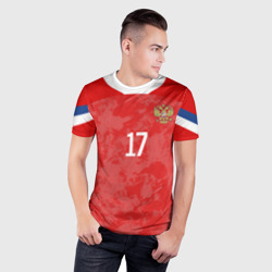 Мужская футболка 3D Slim Golovin home Euro 2020 - фото 2