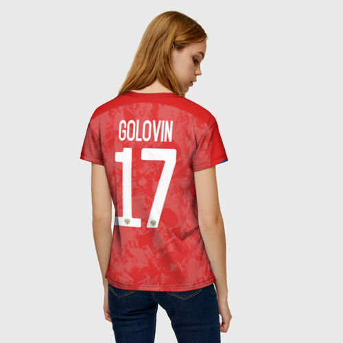 Женская футболка 3D Golovin home Euro 2020, цвет 3D печать - фото 4