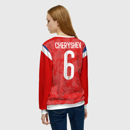 Женский свитшот 3D Cheryshev home Euro 2020, цвет 3D печать - фото 4