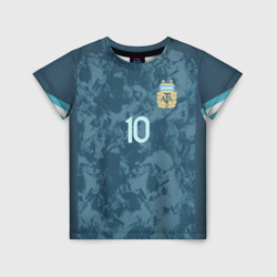 Детская футболка 3D Messi away Copa America 2020