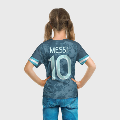 Детская футболка 3D Messi away Copa America 2020, цвет 3D печать - фото 6