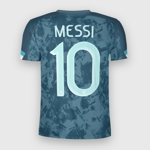 Мужская футболка 3D Slim Messi away Copa America 2020, цвет 3D печать - фото 2