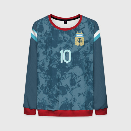 Мужской свитшот 3D Messi away Copa America 2020, цвет красный